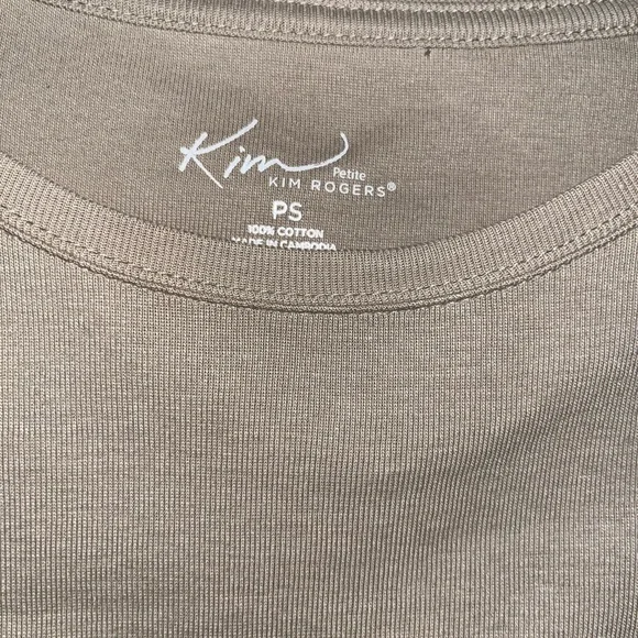 NWT, Kim Rogers Animal Print Top, Size Petite Small - Picture 5 of 5